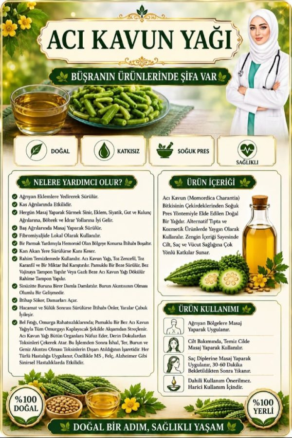 Acı kavun yağı 30 ml