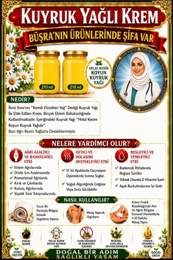 Kuyruk yağı 210 ml