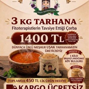 Uşak Tarhana 3 kg kampanya